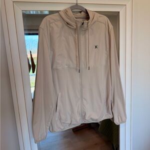 NWOT Hurley zip up hooded lightweight jacket